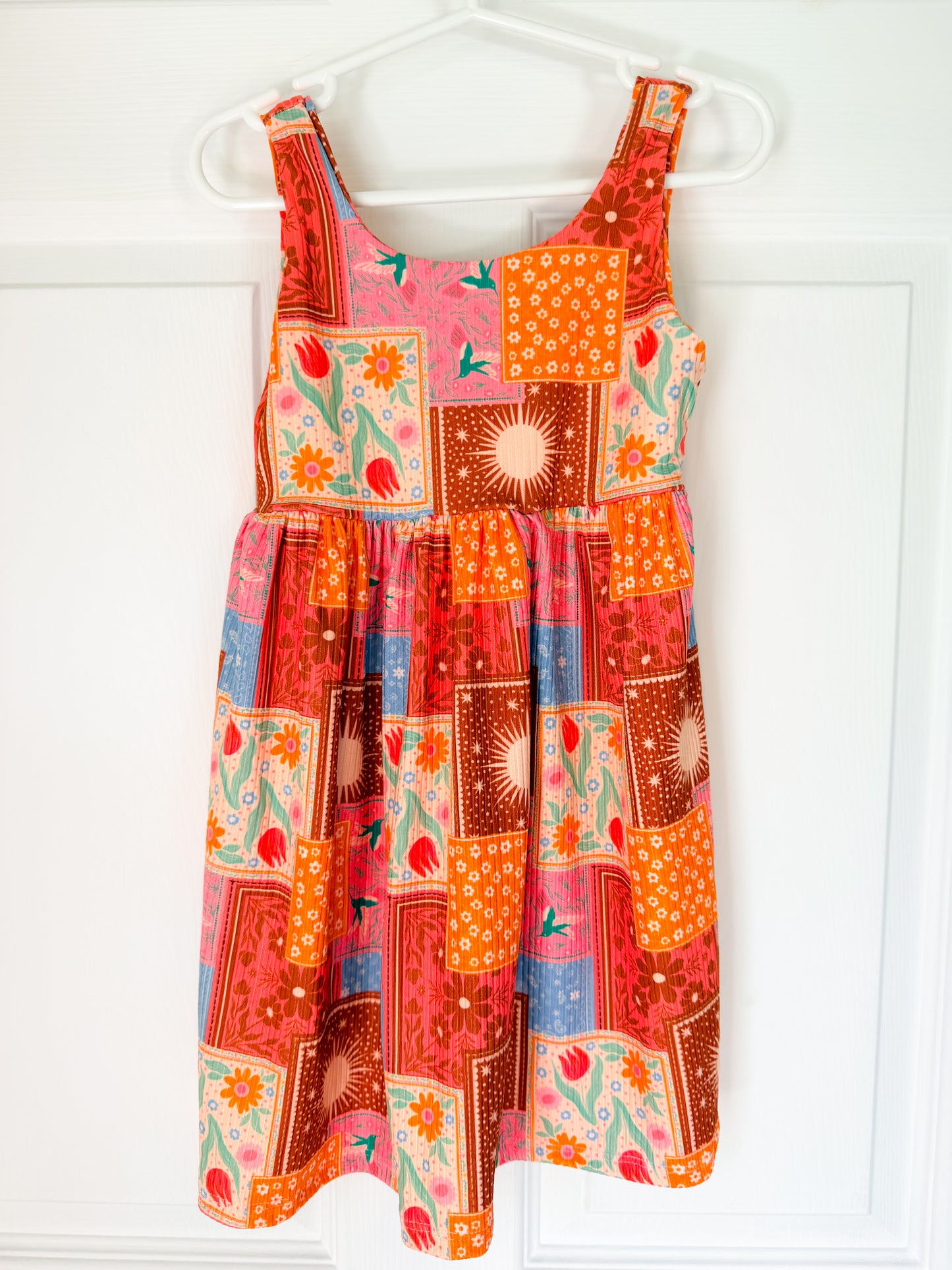 4t sleeveless petal dress