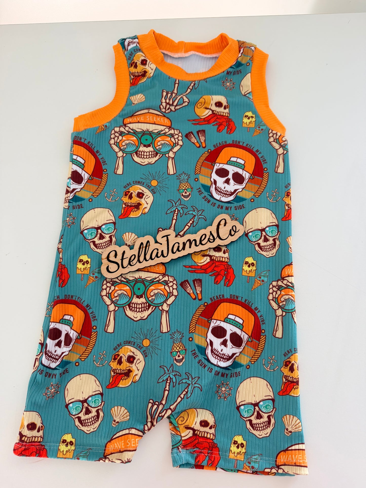 2t short Lennox romper